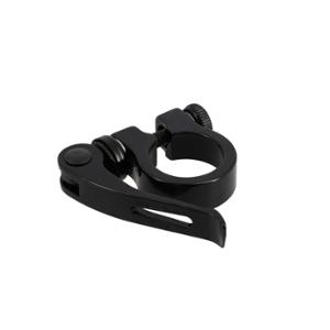 SADDLE STEM COLLAR -MTB/HYBRID- Ø28.6mm ERGOTEC SCQ-050 ALU BLACK  + QUICK TIGHTEN