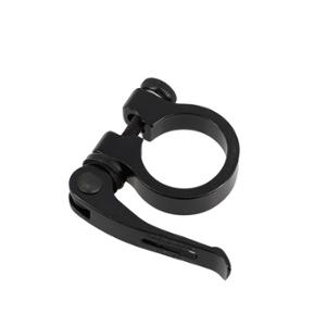 SADDLE STEM COLLAR -MTB/HYBRID- Ø34.9mm ERGOTEC SCQ-050 BLACK ALU + QUICK TIGHTEN