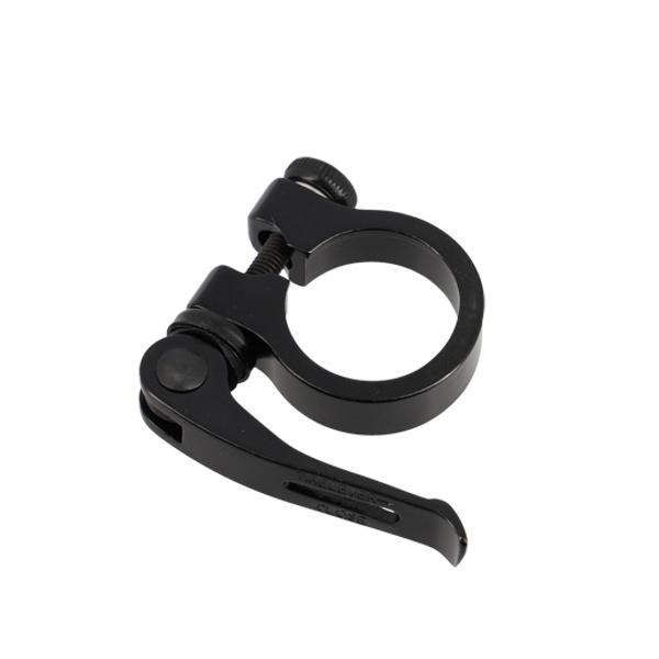 COLLIER TIGE DE SELLE VTT / VTC D34.9 MM ERGOTEC SCQ-050 NOIR ALU + SERRAGE RAPIDE