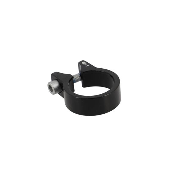 COLLIER TIGE DE SELLE ROUTE D34.9 MM ERGOTEC NOIR ALU