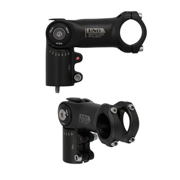 POTENCE REGLABLE AHEAD SET 1''1 / 8 L90 UNO AHEAD 40 ALU NOIR 0 / +60° (CINTRE 31.8)