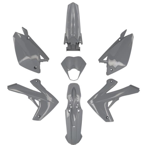 CARROSSERIE / CARENAGE MECABOITE / MOTO TUN'R KIT RIEJU MRT 50 / 125 MARATHON->2022 GRIS NARDO (