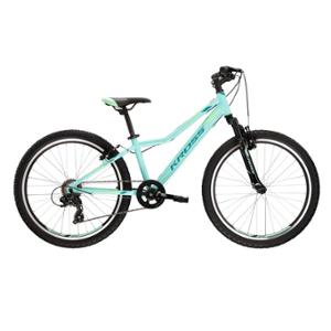 VELO VTT ENFANT 24" SEMI RIGIDE KROSS LÉA JR 1.0D ALUMINIUM VERT