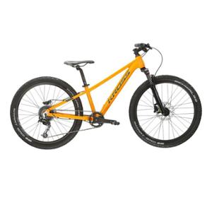 VELO VTT ENFANT 24" SEMI RIGIDE KROSS LEVEL JR 4.0M ALUMINIUM ORANGE