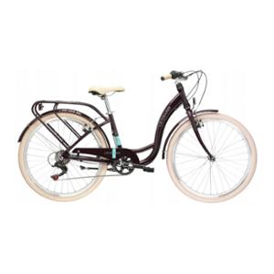 VELO VILLE 26" FEMME LEGRAND LILLE 1 D TAILLE S (15") ALUMINIUM BORDEAUX