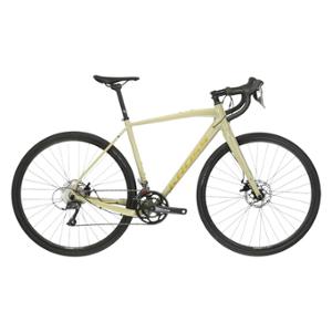 VELO GRAVEL 28" KROSS ESKER 1.0 TAILLE M (20") ALUMINIUM BEIGE / OR