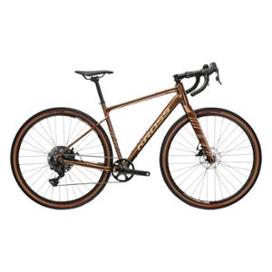 VELO GRAVEL 28" KROSS ESKER 2.0 TAILLE S (18") ALUMINIUM MARRON / BEIGE