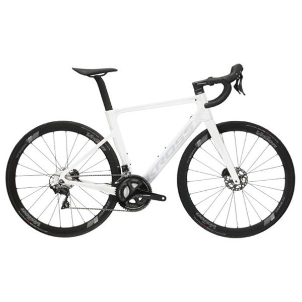 VELO ROUTE 28" KROSS VENTO DISQUE 8.0 TAILLE M (19") CARBONE NACRE / GRIS