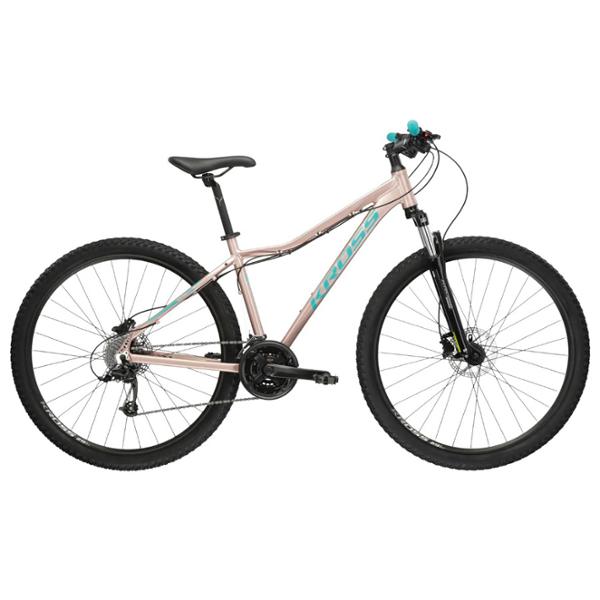 BICYCLE  -MTB- 29 -LADIES- SEMI RIGID KROSS LEA 5.0 SIZE: M (19) ALU BRONZE/VERT