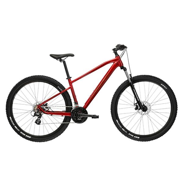 VELO VTT 27.5" SEMI RIGIDE KROSS HEXAGONE 2.0 TAILLE S (15") ALUMINIUM BORDEAUX