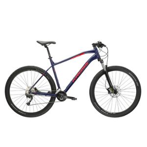 VELO VTT 29" SEMI RIGIDE KROSS LEVEL 2.0 TAILLE XL (20") ALUMINIUM BLEU / ROUGE