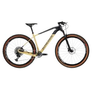 BICYCLE  -MTB- 29 SEMI RIGID KROSS LEVEL 11.0 SIZE: M (17) CARBON -   BLUE /CREAM