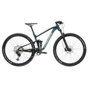 BICYCLE -MTB- FULLY SUSPENDED KROSS EARTH 2.0 PP SIZE: S (16) CARBONE BLUE/BLACK/GREY