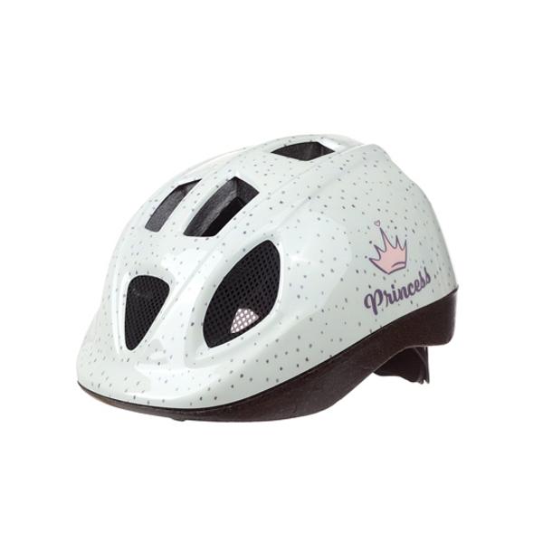 CASQUE ENFANT BABY POLISPORT XS KIDS CROWN GRIS CLAIR AVEC REGLAGE OCCIPITAL 46 / 53