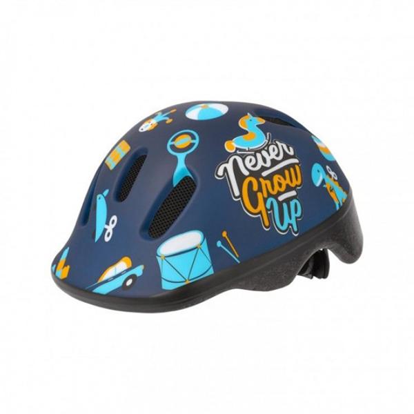 CASQUE ENFANT BABY POLISPORT XXS KIDS BABY TOYS 2 BLEU AVEC REGLAGE OCCIPITAL 44 / 48