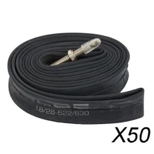 CHAMBRE A AIR VELO 700C (18 / 28-622 / 630) VP 40 MM SCHWALBE STANDARD SV15 -VRAC ATELIER X50-