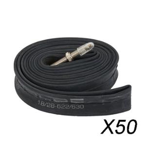 CHAMBRE A AIR VELO 700C (18 / 28-622 / 630) VP 60 MM SCHWALBE STANDARD SV15 -VRAC ATELIER X50-