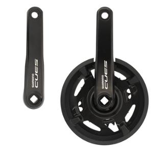 PEDALIER VTT DOUBLE 40-26D L170 ALU SHIMANO CUES FC-U4000 NOIR 9 / 10 / 11V (AXE 123MM)