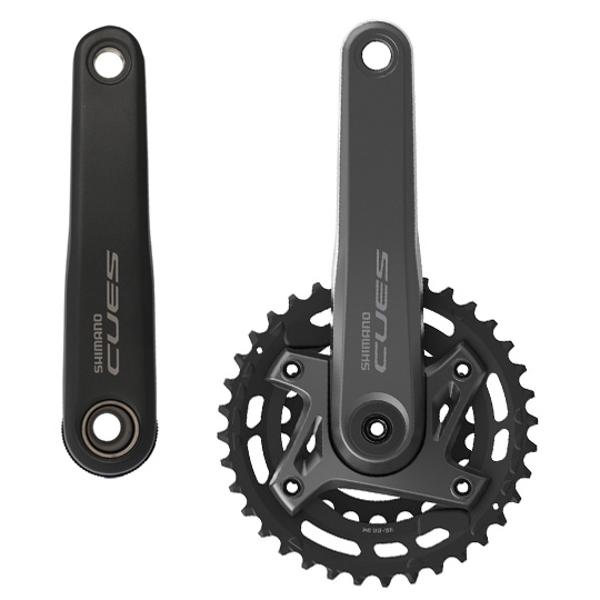 CHAINSET -MTB- DOUBLE 36-22 TEETH L: 170 ALU SHIMANO CUES FC-U6000 9/10/11 GEARS