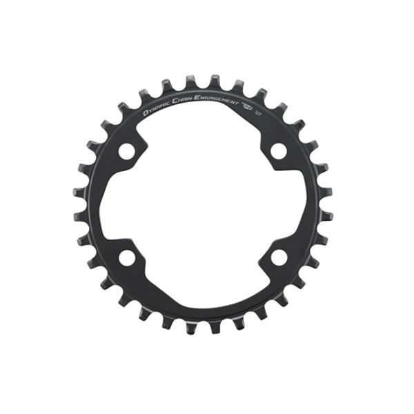CHAINRING -MTB- MONO Ø 96 EXTER 32 TEETH BLACK 4 SPOKES SHIMANO ORIGIN CUES FC-U6000