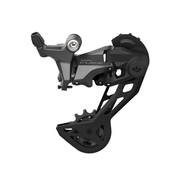 DERAILLEUR VTT AR SHIMANO CUES RD-U6020-10 SHADOW RD NOIR SUPER GDE CHAPE (2X10)