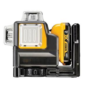 NIVEAU LASER MULTILIGNES 3X360° XR DEWALT 12V 2AH LI-ION - FAISCEAUX VERTS