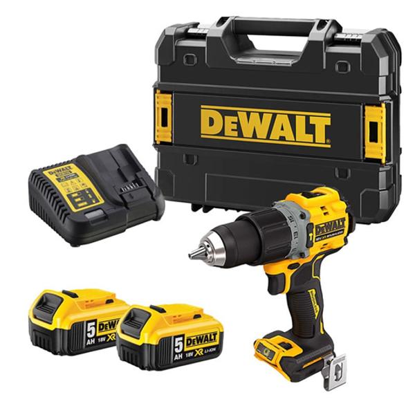DRILL COMPACT PERCUSSION SCREWDRIVER  XR DEWALT 18V 5Ah LI-ION BRUSHLESS