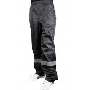 RAIN PROTECTION TROUSERS R FLECT BLACK - SIZE: XS/S   - HIGHLY RETRO REFLECTIVE