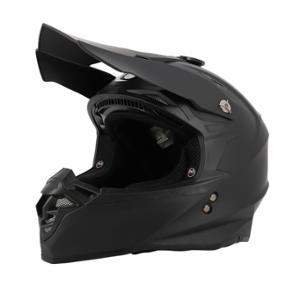 HELMET -CROSS- TRENDY CT-906 MATTE BLACK - SIZE: 63-64 XXL- CE 22-06