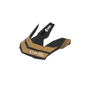 HELMET VISOR -CROSS- TRENDY CT-906 BLACK/BRONZE