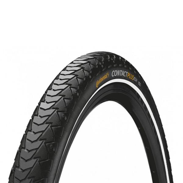 PNEU VTC / URBAIN 700X40C - 28X1.60 TR CONTINENTAL CONTACT PLUS TT NOIR (42-622) VAE / EBIKE 5