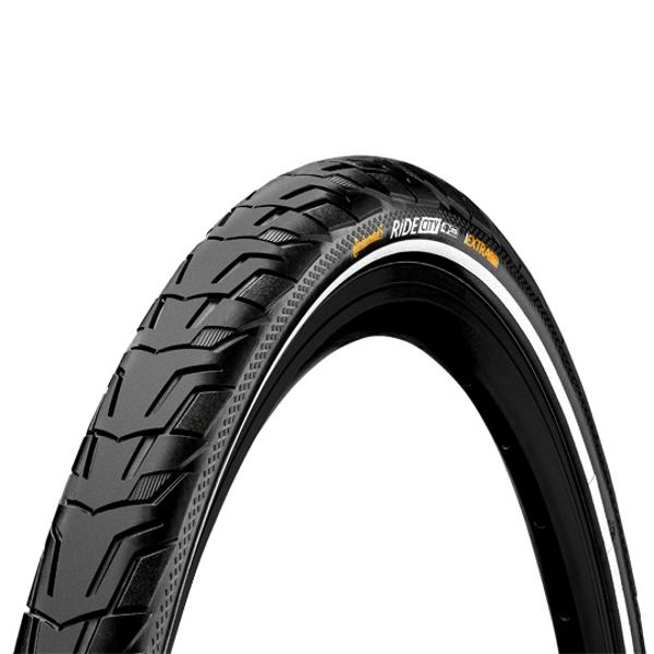 PNEU VTC / URBAIN 26X1.75 TR CONTINENTAL RIDE CITY TT NOIR (47-559) VAE / E BIKE 25KM / H