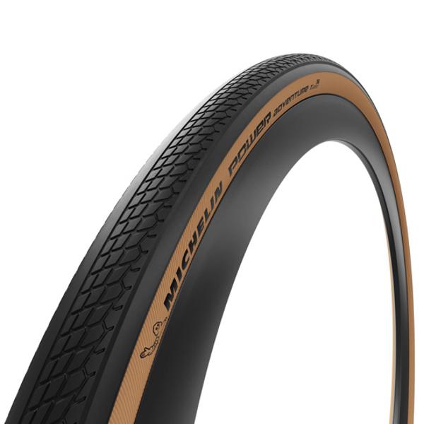PNEU GRAVEL 650BX48 TS MICHELIN POWER ADVENTURE TLR NOIR / BEIGE (48-584)