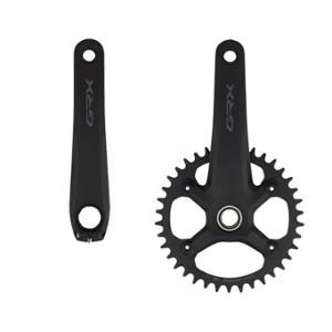 CHAINSET -ROAD/GRAVEL- MONO 40 TEETH LENGTH: 170 SHIMANO GRX RX610 BLACK 12 GEARS
