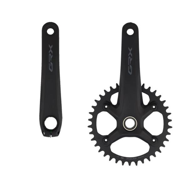 PEDALIER ROUTE / GRAVEL MONO 40D L170 SHIMANO GRX RX610 NOIR 12V