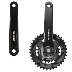 PEDALIER VTT DOUBLE 36-22D L175 ALU SHIMANO MT315 7 / 8V (AXE DE 123MM)