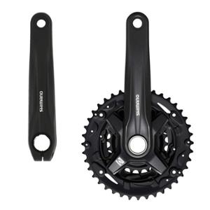 CHAINSET -MTB- TRIPLE 40-30-22 TEETH LENGTH: 170 ALU SHIMANO MT210 9 GEARS