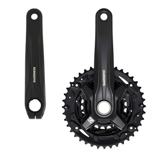 CHAINSET -MTB- TRIPLE 44-32-22 TEETH LENGTH: 170 ALU SHIMANO MT210 9 GEARS
