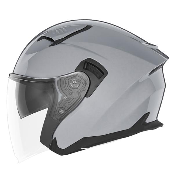 CASQUE JET DOUBLE ECRAN NOX N130 GRIS NARDO T53-54 XS - CE 22.06