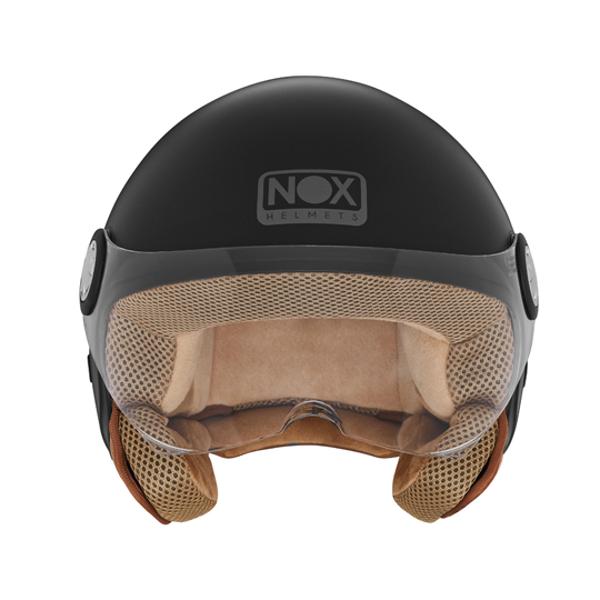 CASCO CHICLÉ NOX N210 EVO NEGRO MATE T53-54 XS - CE 22.06