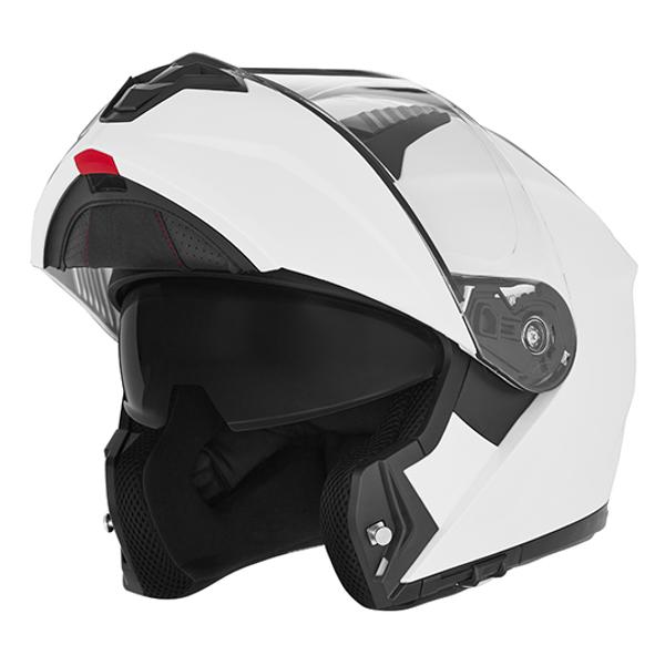 CASQUE MODULABLE NOX N968 BLANC PERLE T53-54 XS - CE 22.06