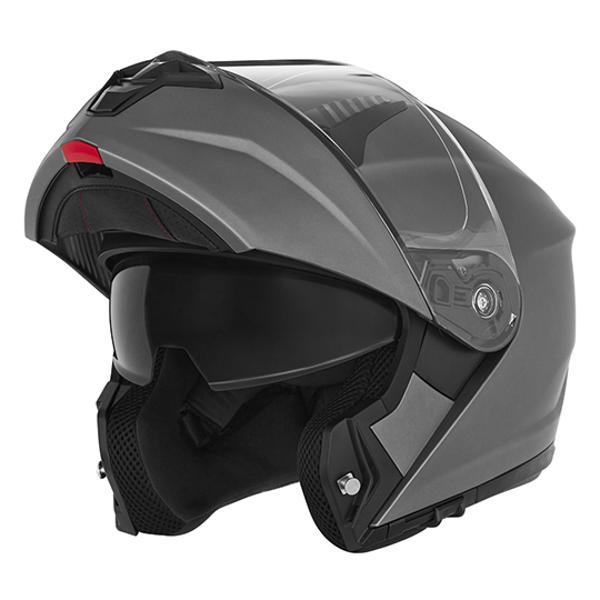 CASQUE MODULABLE NOX N968 MAT TITANIUM T53-54 XS - CE 22.06