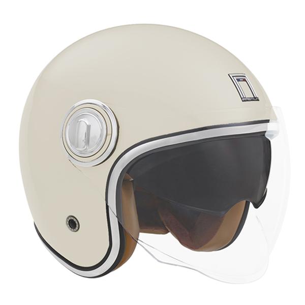 CASCO CHICLÉ NOX PREMIUM HERITAGE CREMA BRILLANTE T53-54 XS - CE 22.06