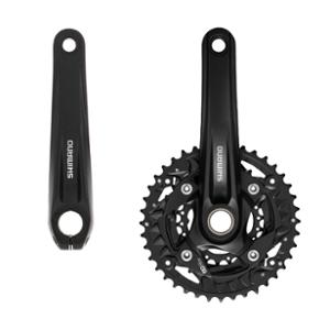 CHAINSET -MTB- TRIPLE 40-30-22 TEETH LENGTH: 175 ALU SHIMANO MT500 10 GEARS