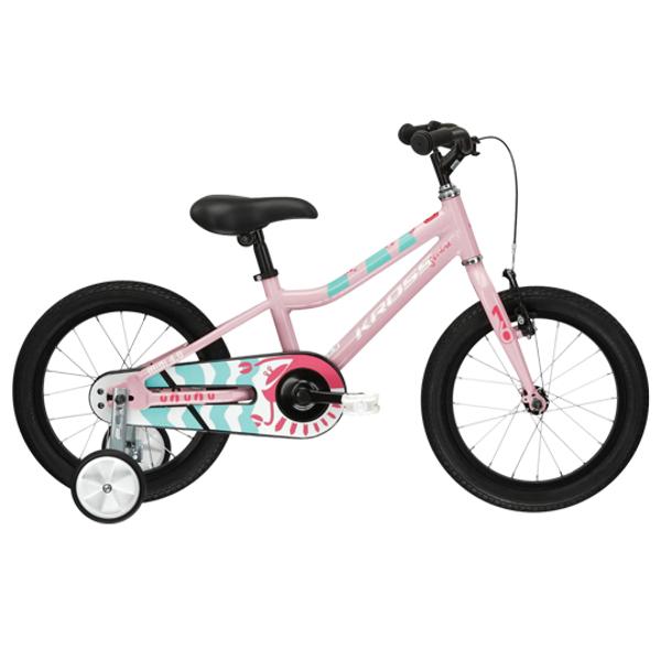 BICYCLE  -MTB- KID 16 RIGID KROSS MINI 4.0D STEEL PINK/GREEN