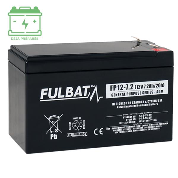 BATTERIE FP12-7.2  FULBAT 12V7.2AH LG151L65 H93.5 (AGM - SANS ENTRETIEN) -