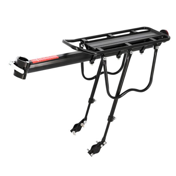 PORTE BAGAGE AR 22" A 27" OPTIMIZ ALU NOIR 50KG (FIXATION TIGE DE SELLE RENFORT HAUBAN)