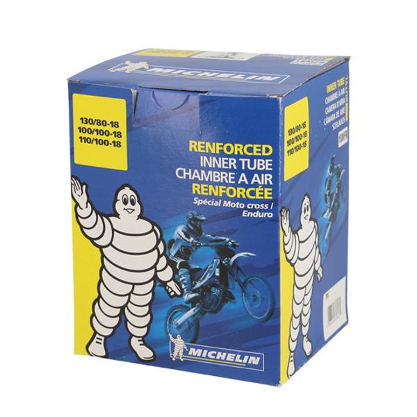 CHAMBRE A AIR MOTO 18" 130 / 80 X 18  100-110 / 100 X 18 MICHELIN 18MFRF TR4