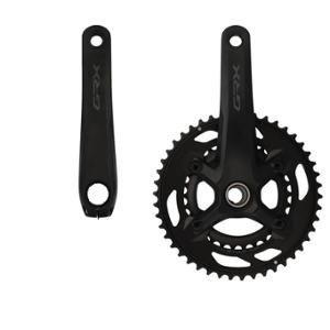 CHAINSET -ROAD/GRAVEL- DOUBLE 46-30 TEETH LENGTH: 170 SHIMANO GRX RX610 BLACK 12 GEARS