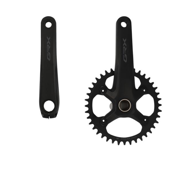 CHAINSET -ROAD/GRAVEL- MONO 40 TEETH LENGTH: 172.5 SHIMANO GRX RX610 BLACK 12 GEARS